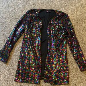 Multi-Color Sequin Blazer